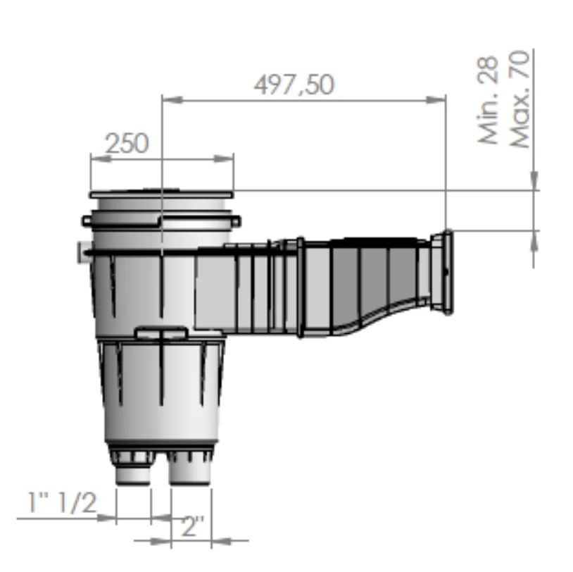 Astralpool Breedbek Design Skimmer - Wit 5 Astralpool Breedbek Design Skimmer - Wit - Afbeelding 3