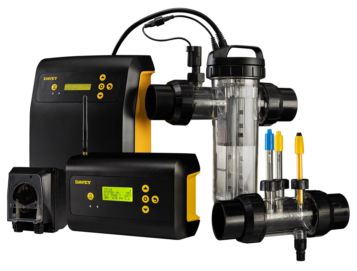 Davey ProMatic Lifeguard Zoutelektrolyse + Wifi En PH Optie (75m3) 3 Davey ProMatic Lifeguard Zoutelektrolyse + Wifi En PH Optie (75m3)