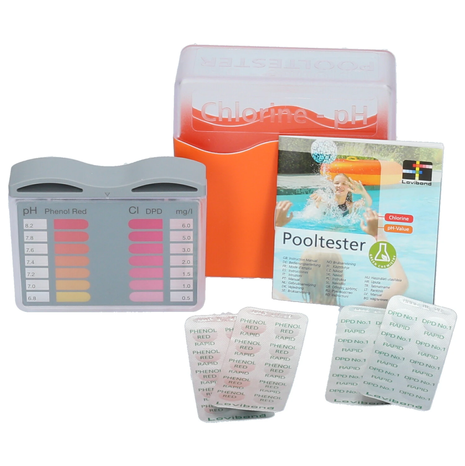 Lovibond DPD Testkit PH En Chloor 3 Lovibond DPD Testkit PH En Chloor