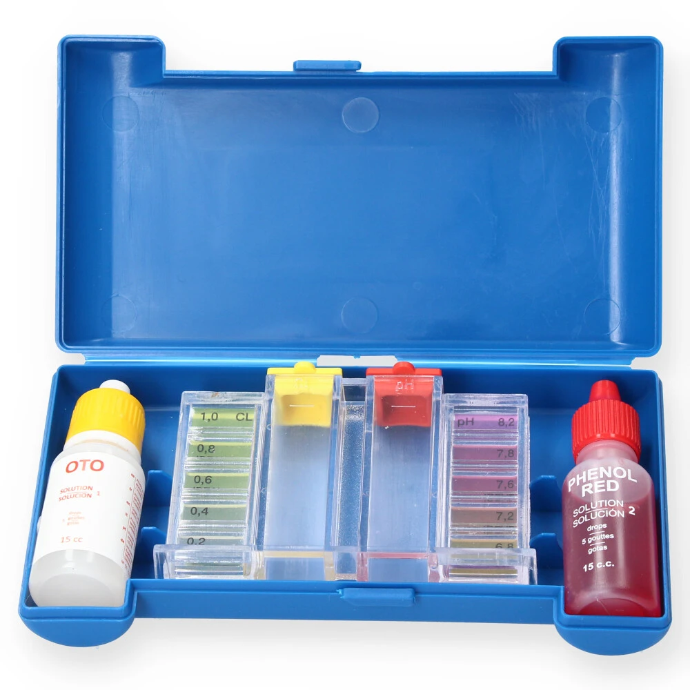 Testkit Voor PH-waardes En Chloor (vloeistof) 3 Testkit Voor PH-waardes En Chloor (vloeistof)