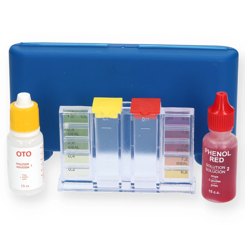 Testkit Voor PH-waardes En Chloor (vloeistof) 4 Testkit Voor PH-waardes En Chloor (vloeistof) - Afbeelding 2