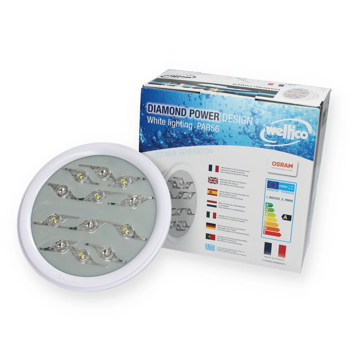 Zwembadlamp LED 2600 Lumen Wit 4 Zwembadlamp LED 2600 Lumen Wit - Afbeelding 3